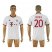 Bayern Munchen #20 Rode White Soccer Club Jersey