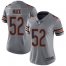 Nike Chicago Bears #52 Khalil Mack Silver Womens Stitched NFL Limited Inverted Legend Jersey