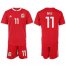 Wales #11 Bale Red Home Soccer Country Jersey