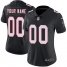 Nike Atlanta Falcons Customized Black Alternate Stitched Vapor Untouchable Limited Womens NFL Jersey