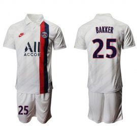 Paris Saint-Germain #25 Bakker Third Soccer Club Jersey