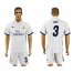 Real Madrid #3 Pepe White Home Soccer Club Jersey