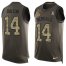 Nike Cincinnati Bengals #14 Andy Dalton Green Mens Stitched NFL Limited Salute To Service Tank Top Jersey
