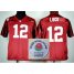 Kids Stanford Cardinals 12 Andrew Luck Red College Football NCAA Jersey 2014 Rose Bowl Game Patch