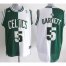 Boston Celtics 5 Kevin Garnett White Green Split Swingman NBA Jerseys Cheap