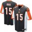 Nike Cincinnati Bengals #15 John Ross Black Team Color Youth Stitched NFL Elite Jersey