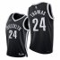 Nike Brooklyn Nets #24 Cameron Thomas Mens 2021-22 75th Diamond Anniversary NBA Jersey Black Mens