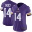 Nike Minnesota Vikings #14 Stefon Diggs Purple Team Color Womens Stitched NFL Vapor Untouchable Limited Jersey