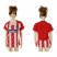 Womens Atletico Madrid Blank Home Soccer Club Jersey