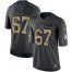 Nike Carolina Panthers #67 Ryan Kalil Black Mens Stitched NFL Limited 2016 Salute to Service Jersey