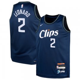 Kawhi Leonard LA Clippers Nike Youth 2023/24 Swingman Replica Jersey – City Edition – Navy