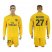Paris Saint-Germain #27 Pastore Away Long Sleeves Soccer Club Jersey