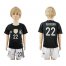 Germany #22 Ter Stegen Goalkeeper Kid Soccer Country Jersey