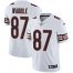 Nike Chicago Bears #87 Tom Waddle White Mens Stitched NFL Vapor Untouchable Limited Jersey