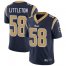 Nike Los Angeles Rams #58 Cory Littleton Navy Blue Team Color Mens Stitched NFL Vapor Untouchable Limited Jersey