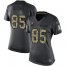Nike Cleveland Browns #85 David Njoku Black Womens Stitched NFL Limited 2016 Salute to Service Jersey