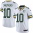 Nike Green Bay Packers #10 Darrius Shepherd White Youth 100th Season Stitched NFL Vapor Untouchable Limited Jersey