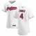 Cleveland Indians #4 Bradley Zimmer Mens Nike White Home 2020 Authentic Team MLB Jersey