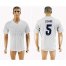 Real Madrid #5 Zidane Marine Environmental Protection Home Soccer Club Jersey