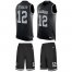 Nike Las Vegas Raiders #12 Kenny Stabler Black Team Color Mens Stitched NFL Limited Tank Top Suit Jersey