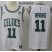 Mens Nike Boston Celtics #11 Kyrie Irving White NBA Authentic Association Edition Jersey
