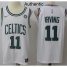 Mens Nike Boston Celtics #11 Kyrie Irving White NBA Authentic Association Edition Jersey