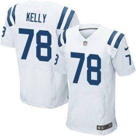 Nike Indianapolis Colts #78 Ryan Kelly White Mens Stitched NFL Elite Jersey