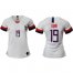 Womens USA #19 Dunn Home Soccer Country Jersey