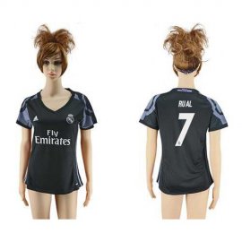 Womens Real Madrid #7 Rual Sec Away Soccer Club Jersey