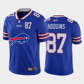 Buffalo Buffalo Bills #87 Isaiah Hodgins Royal Blue Mens Nike Big Team Logo Player Vapor Limited NFL Jersey