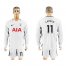 Tottenham Hotspur #11 Lamela Home Long Sleeves Soccer Club Jersey
