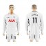 Tottenham Hotspur #11 Lamela Home Long Sleeves Soccer Club Jersey