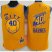 Golden State Warriors #40 Harrison Barnes Gold Throwback The City Stitched NBA Jersey