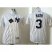 New York Yankees #3 Babe Ruth White Name Back Stitched Youth MLB Jersey