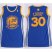 Women Golden State Warriors 30 Stephen Curry Blue Stitched NBA Jersey Dress