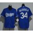 Los Angeles Dodgers #34 Fernando Valenzuela Blue Cool Base Stitched Youth MLB Jersey