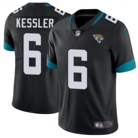 Nike Jacksonville Jaguars #6 Cody Kessler Black Team Color Mens Stitched NFL Vapor Untouchable Limited Jersey