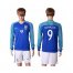 Brazil #9 Ronaldo Away Long Sleeves Soccer Country Jersey