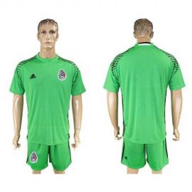 Mexico Blank Green Goalkeeper Soccer Country Jersey