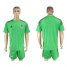 Mexico Blank Green Goalkeeper Soccer Country Jersey
