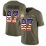 Nike Tampa Bay Buccaneers #87 Rob Gronkowski Olive/USA Flag Youth Super Bowl LV Champions Patch Stitched NFL Limited 2017 Salute To Service Jersey