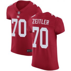 Nike New York Giants #70 Kevin Zeitler Red Alternate Mens Stitched NFL Vapor Untouchable Elite Jersey
