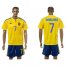 Ukraine #7 Yarmolenko Home Soccer Country Jersey