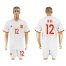 Spain #12 De Gea Away Soccer Country Jersey