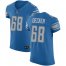 Nike Detroit Lions #68 Taylor Decker Blue Team Color Mens Stitched NFL Vapor Untouchable Elite Jersey