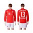 Bayern Munchen #13 Rafinha Home Long Sleeves Soccer Club Jersey