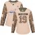 Adidas Washington Capitals #19 Nicklas Backstrom Camo Authentic 2017 Veterans Day Womens Stitched NHL Jersey