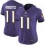 Nike Baltimore Ravens #11 Seth Roberts Purple Team Color Womens Stitched NFL Vapor Untouchable Limited Jersey