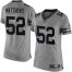 Nike Green Bay Packers #52 Clay Matthews Gray Womens Stitched NFL Limited Gridiron Gray Jersey