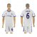 Chelsea #6 Baba White Soccer Club Jersey
